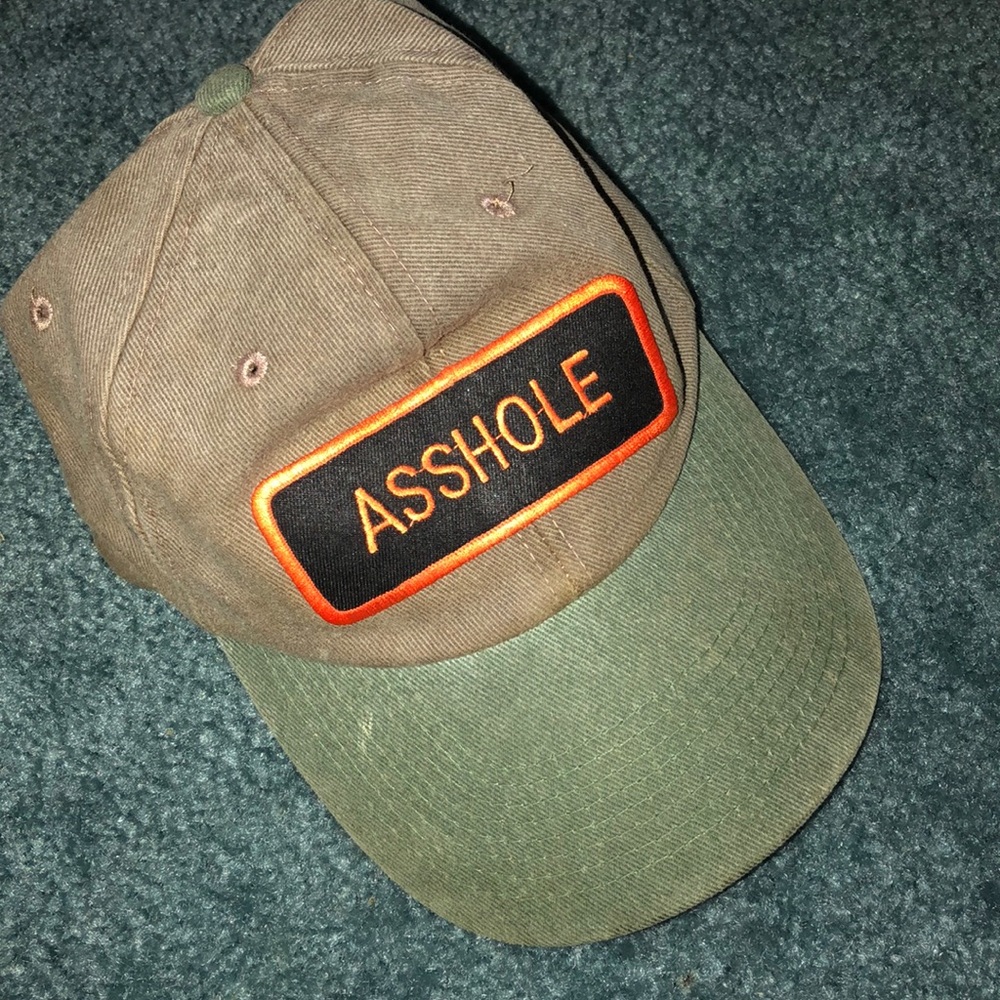 WORN asshole hat